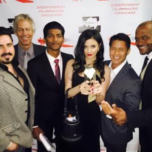 Despair Sessions Cast & Production Team at the LA-IFS Nominated for Best Picture, Winning for Best Director!