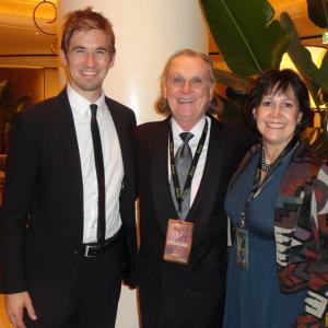 With Jeremy Scott Glenn (Mirage at Zabul Province) and Lesley Lillywhite, 2014 Beverly Hills Film Festival