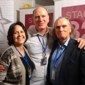 Lesley Lillywhite Brian Connors Philip Sedgwick at Sunscreen West Film Festival 2014