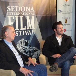 Press interview with actor Sam Whitten Mirage at Zabul Province 2014 Sedona Film Festival
