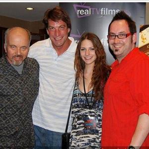 Clint Howard Charlie OConnell Jenna Stone and Paul Morrell at Texas Frightmare Film Festival