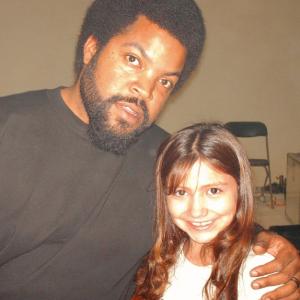 2007 Kate Scott working on set of Ice Cube project