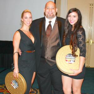 (2015) AOF Awards with founder Del Weston, Dre Swain and Kate Scott