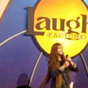 2010 Kate Scott doing comedy at Laugh Factory in West Hollywood CA
