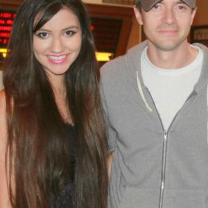 Kate Scott with Topher Grace