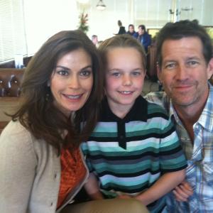 Mason Vale Cotton with his Desperate Housewives Mom and Dad. Teri Hatcher and Jamie Denton