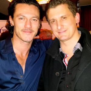 At a London West End Charity Event for the Philippines with Luke Evans