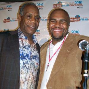 At the San Diego Black Film Festival with Danny Glover