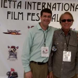 Jason with his Father at Marietta International Film Festival in Atlanta Ga for the screening of AKA The Surgeon