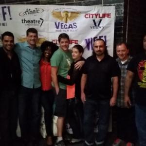 Jason Anthony Fisher with Cast and Crew members from AKA The Surgeon at Vegas Indie Film Festival