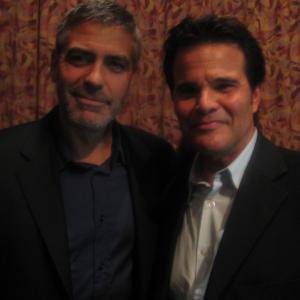 Ed Callison and George Clooney at the SAG screening of Up in the Air