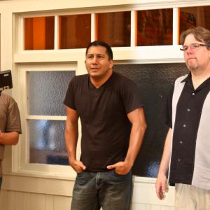 Chad Anderson & Andrew Pinon on the set of Singled Out