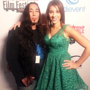 Opening night at the Firstglance Film Festival 2014 with actress Krystal White