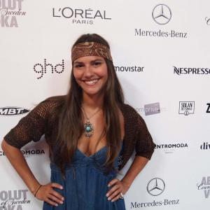 Carlotta Bosch at the Red Carpet of the Cibeles