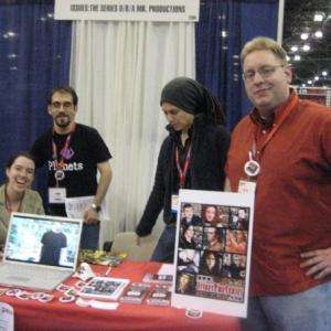 Issues The Series at NY Comic Con 2009 LR Michelle Dunlap Eric Owens Sarah Croce and Scott Napolitano