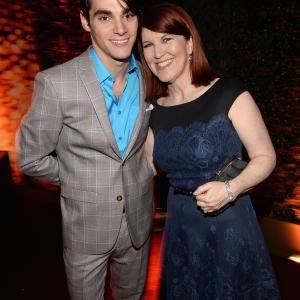 Kate Flannery and RJ Mitte