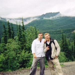 Hanging in Alaska. Before I came out to CA, I worked seasonal jobs saving lute. One of them was Denali, Alaska.