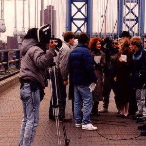 Shooting on Manhattan Bridge 1988