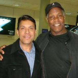 Aron Govil with Danny Glover