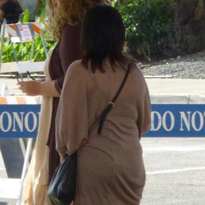 Fileena Bahris as a blond pedestrian on Hawaii Five-0 Na hala a ka makua (Jan 31, 2014) Season 4 Episode 14