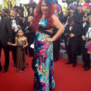 Actress Fileena Bahris at Cannes Film Festival Red Carpet Premiere of Madagascar 3
