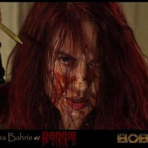 Actress Fileena Bahris as the serial killer DEBBIE in the horror thriller BOBBY  BOBBYS BIRTHDAY