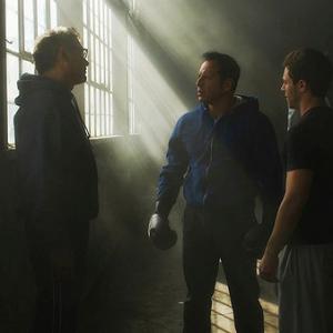 Production Still  Chavez Cage of Glory With Steven Bauer and Hector Echavarria