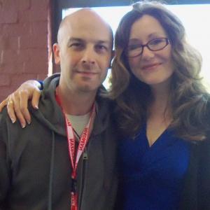 Mary McDonnell of Battlestar Galactica and Scott at the Melbourne Supanova convention
