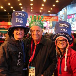 With Garry Marshall in Times Square for the New Years Eve shoot