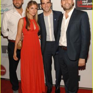 Philip Quinaz Anna Martemucci Zachary Quinto Victor Quinaz Hollyshorts Film Festival opening night premiere of PERIODS