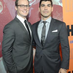 Jonathan Groff and Raul Castillo at event of Looking 2014