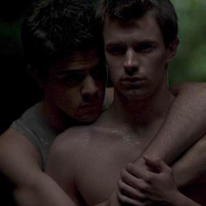 Still of Tanner Cohen and Nathaniel David Becker in Were the World Mine 2008