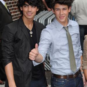 The Jonas Brothers Joe Jonas and Nick Jonas