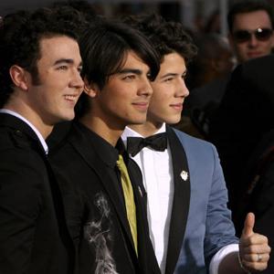 The Jonas Brothers Kevin Jonas Joe Jonas and Nick Jonas at event of Jonas Brothers koncertas trimateje erdveje 2009