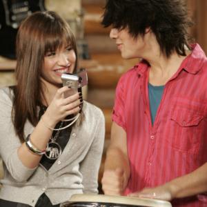 Still of Demi Lovato and Joe Jonas in Camp Rock 2008