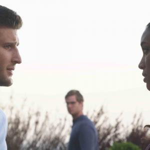 Parker Young Brandon W Jones  Annie Ilonzeh in Killer Reality directed by Jeff Fisher
