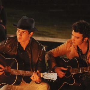 Still of Kevin Jonas and Nick Jonas in Camp Rock 2: The Final Jam (2010)
