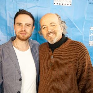 Jordon Hodges and Clint Howard at the opening night of the River Bend Film Festivals screening of Sand Castles