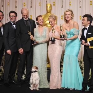 James Cromwell Penelope Ann Miller Brnice Bejo Jean Dujardin Michel Hazanavicius Thomas Langmann Missi Pyle and Uggie