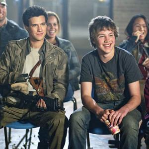 Drew Roy Connor Jessup and Maxim on Falling Skies