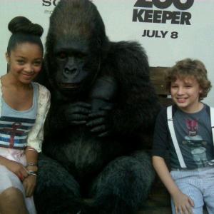 Maxim with Lyndsey Cannon at the Zookeeper Premiere