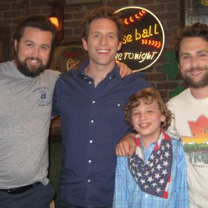Maxim with Rob McElhenney Glenn Howerton and Charlie Day on the set of Its Always Sunny in Philadelphia