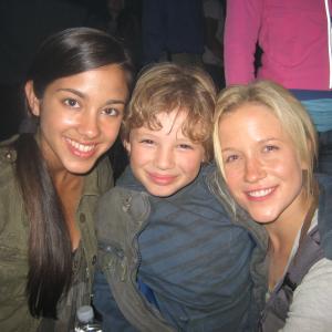 Maxim with Miss Seychelle Gabriel and Miss Jessy Schram on the Falling Skies set