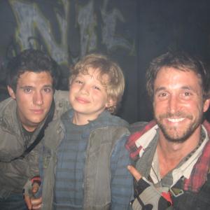 Maxim with Mr Noah Wyle and Drew Roy on the Falling Skies set