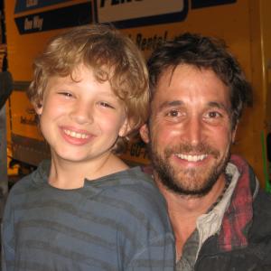 Maxim with Mr Noah Wyle on Falling Skies set