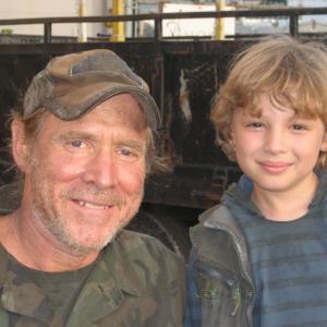 Maxim with Mr Will Patton on Falling Skies set