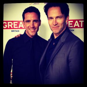 Great Britain Oscar Party 2013 with True Blood's Steven Moyers