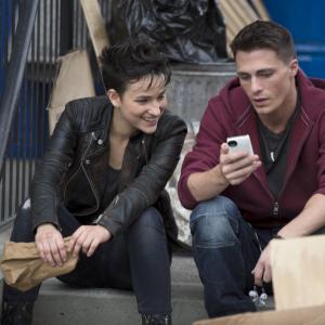 Still of Colton Haynes and Bex TaylorKlaus in Strele 2012