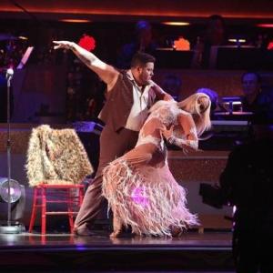 Still of Chaz Bono and Lacey Schwimmer in Dancing with the Stars 2005