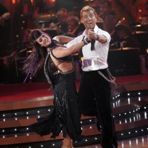 Still of Lance Bass and Lacey Schwimmer in Dancing with the Stars 2005